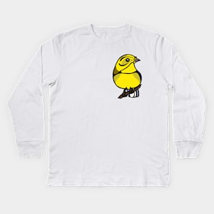 Prothonotary Warbler Graphic Kids Long Sleeve T-Shirt